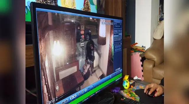 Momentos del asalto registrado por cámaras Momentos del asalto registrado por cámaras