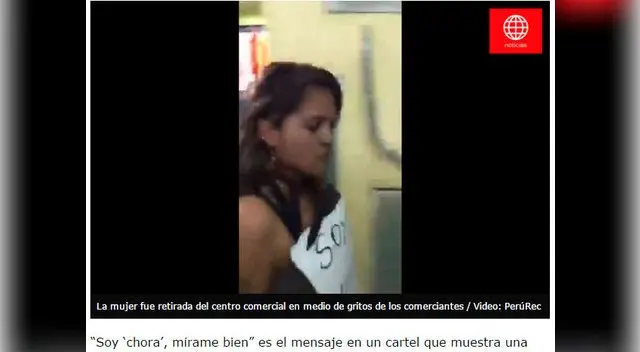 Presunta ladrona Presunta ladrona