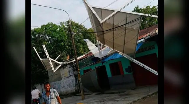 Lluvia torrencial en Iquitos deja 19 heridos y 20 viviendas afectadas