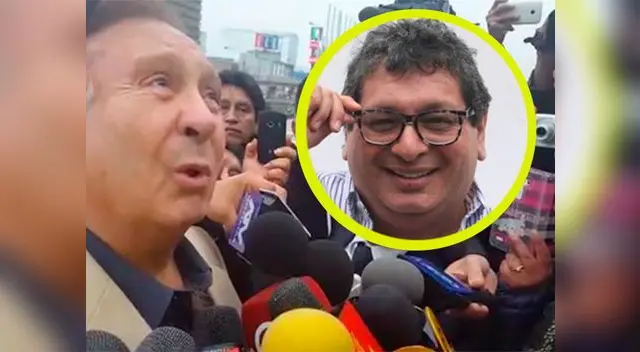 Tulio Loza acudió al velorio de Ricky Tosso en el Museo de la Nación