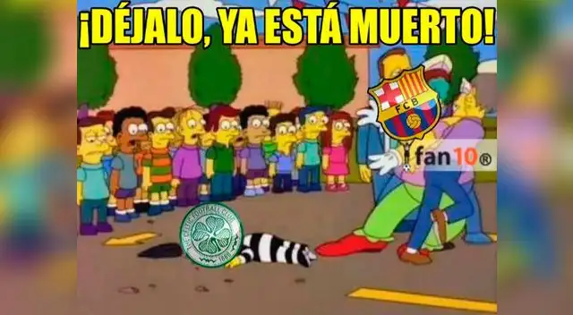 Culés aplastaron a escoceses Culés aplastaron a escoceses