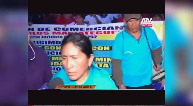 Comerciantes minoristas de La Parada, marcharon por Tierra Prometida. 