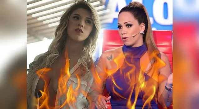 Yahaira estaba haciendo su show y Melissa se encontraba como espectadora 