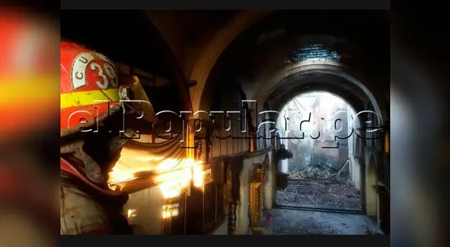 Iglesia de San Sebastián del Cusco está totalmente en escombros