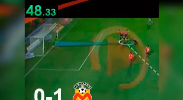 Raúl Ruídiaz anotó un golazo a Pedro Gallese, quien milita en el Morelia