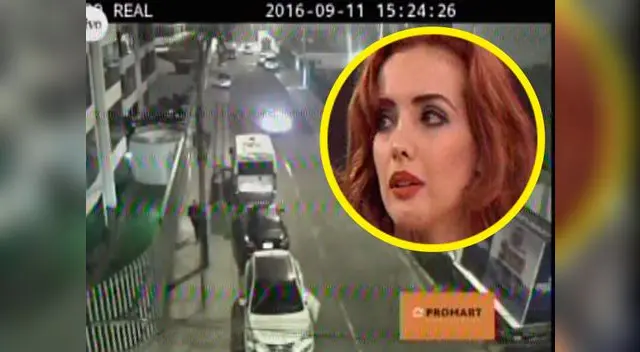 Cara de Rosángela Espinoza al enterarse de que 'El gran show' difundirá video de cómo Carloncho agredió a Lucas Piro