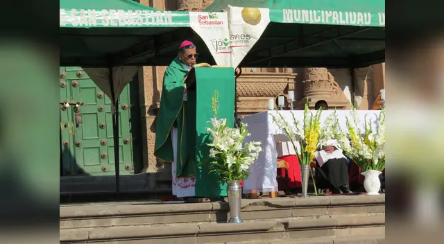 Monseñor Alarcón hizo un llamado fraterno a los fieles de San Sebastián Monseñor Alarcón hizo un llamado fraterno a los fieles de San Sebastián