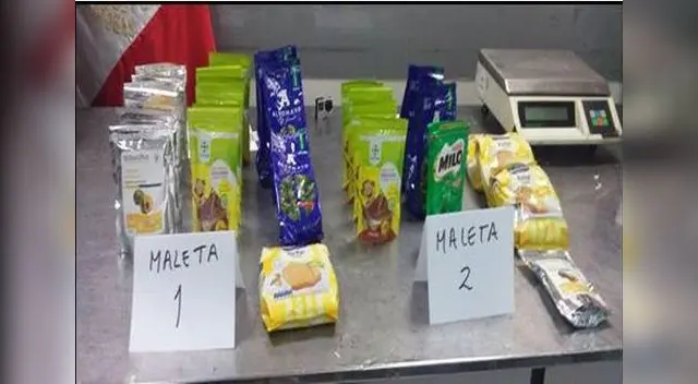 Droga fue hallada dentro de sobres de comida y de limpieza Droga fue hallada dentro de sobres de comida y de limpieza