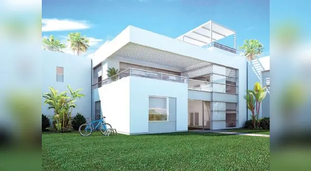 Para casas de playa es ideal los colores clásicos como blanco, beige y crema