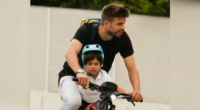 Piqué y su hijo Milan