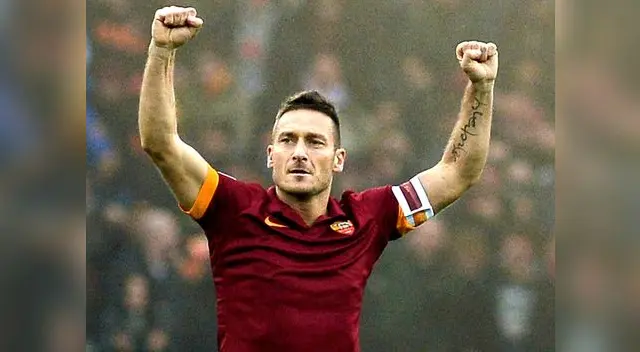 Totti es una leyenda en AS Roma