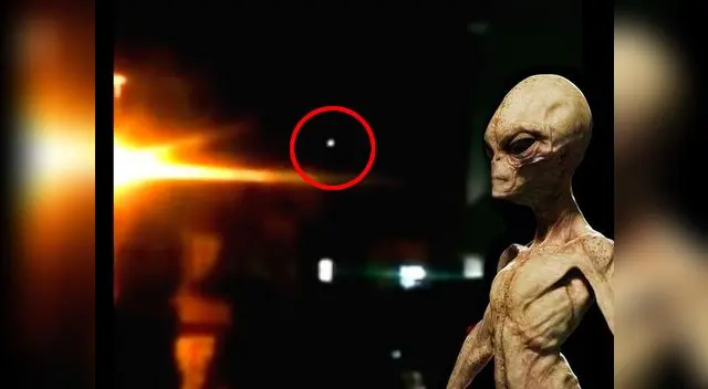 El OVNI fue captado por uno de los transeúntes del lugar y compartido en redes sociales 