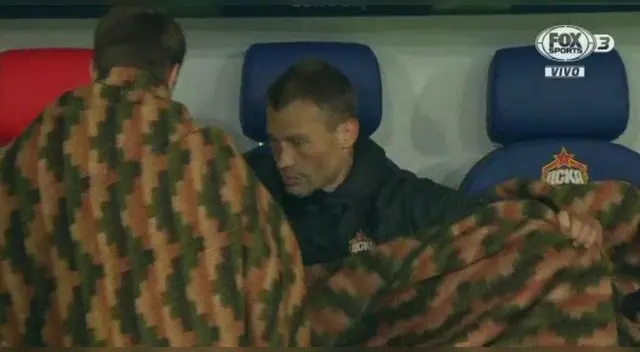 El frío obligó a esto a los jugadores del CSKA