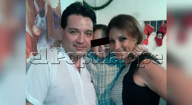 Carmen Obando y su familia