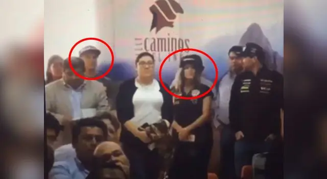 Alejandra y Mario se presentaron en una conferencia de prensa