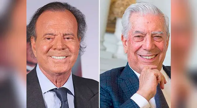 Julio Iglesias se declara fan de Mario Vargas Llosa y lo felicita por la relación con su ex esposa