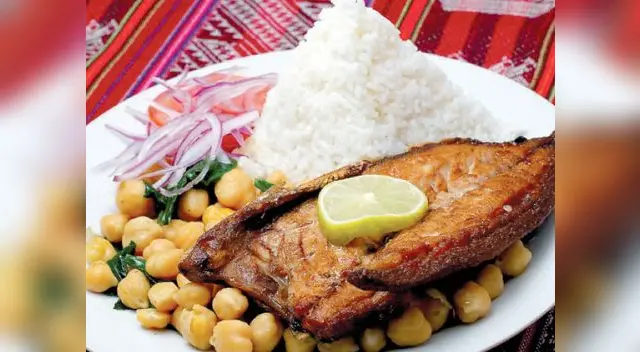 Aprende como hacer Garbanzos con pescado.