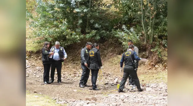 En este lugar  fue encontrado el cuerpo calcionado. 