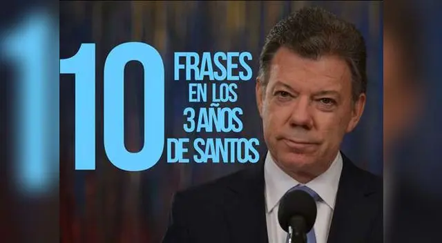 Las 10 frases de Juan Manuel Santos, premio Nobel de la Paz Las 10 frases de Juan Manuel Santos, premio Nobel de la Paz