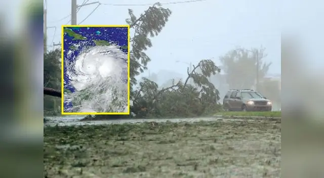 El fenómeno natural llegó a estados unidos pero en menor intensidad