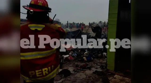 El incendio dejó a varias familias sin hogar El incendio dejó a varias familias sin hogar