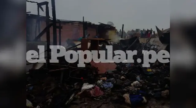 El incendio dejó a varias familias sin hogar El incendio dejó a varias familias sin hogar