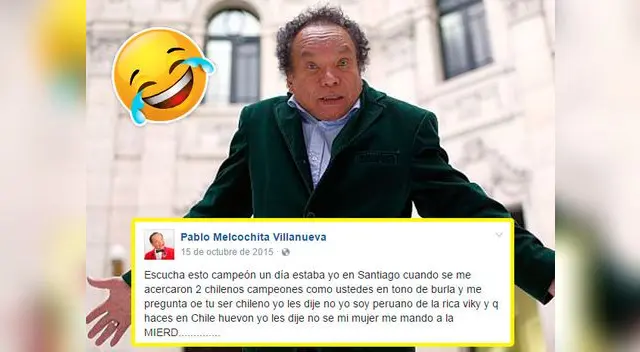 'Melcochita' y el chiste que dejo en ridículo a los chilenos 'Melcochita' y el chiste que dejo en ridículo a los chilenos