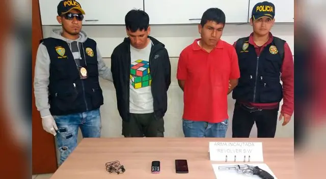 Sujetos fueron llevados a la comisaría para ser investigado