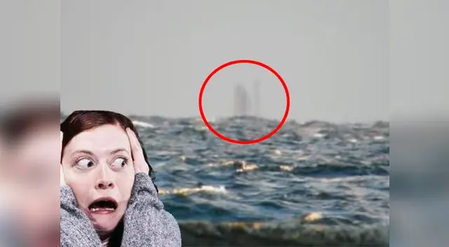 La enorme silueta dejó asustados a los cibernautas 