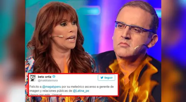 Magaly Medina y Beto Ortiz inician guerra en redes sociales 