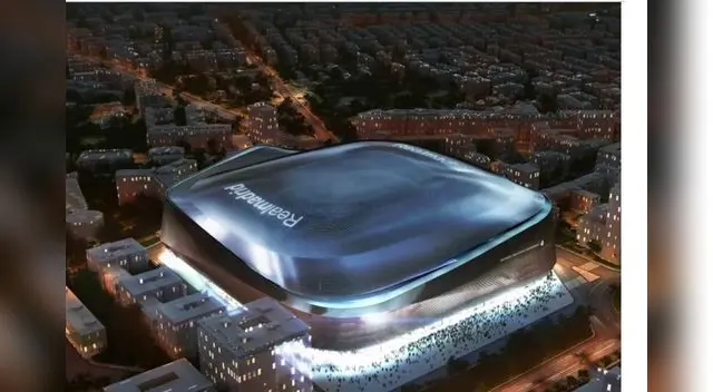El nuevo Santiago Bernabéu, estadio del Real Madrid