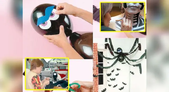 También podrías armar elementos decorativos para la fiestas de halloween