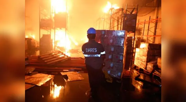 El incendio duró más de 12 horas desde su inicio 