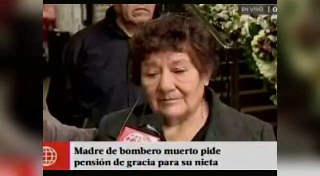 Durante velorio madre de bombero Raúl Sanches solicitó pensión de gracia para su nieta