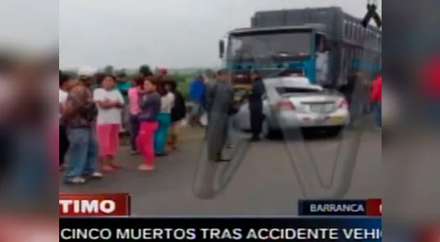 5 muertos dejó accidente en la Panamericana Norte en Barranca 5 muertos dejó accidente en la Panamericana Norte en Barranca