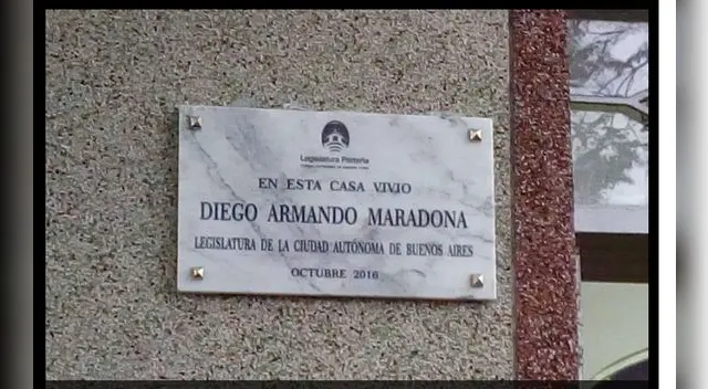 La casa donde vivió Maradona La casa donde vivió Maradona