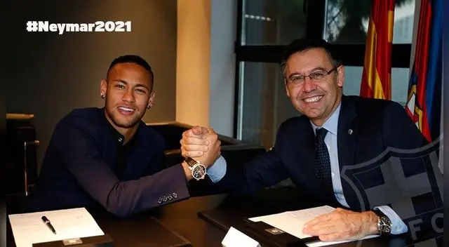 Neymar tiene para rato en el Barcelona