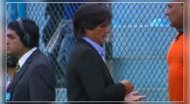 El polémico gesto de Comizzo El polémico gesto de Comizzo