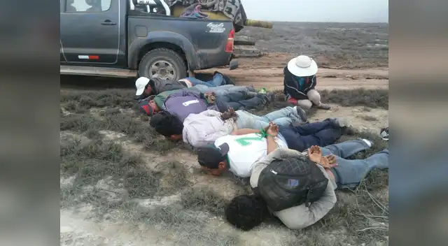 Los maleantes que cayeron en manos de la policía. Los maleantes que cayeron en manos de la policía.