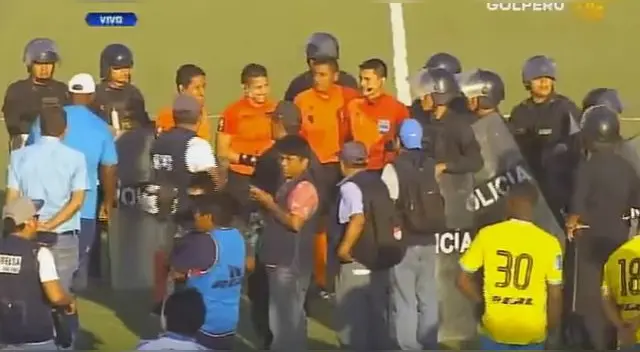 Castañeda suspendió el partido