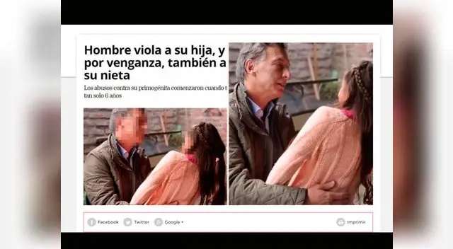 diario mexicano usó foto de Mauricio Macri para hablar de violación a menores diario mexicano usó foto de Mauricio Macri para hablar de violación a menores