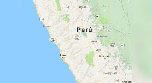 Sismo tuvo epicentro al oeste del Callao, en el mar