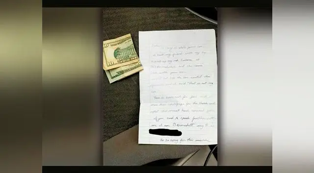 ladrona devolvió auto con disculpas y dinero en Estados Unidos 