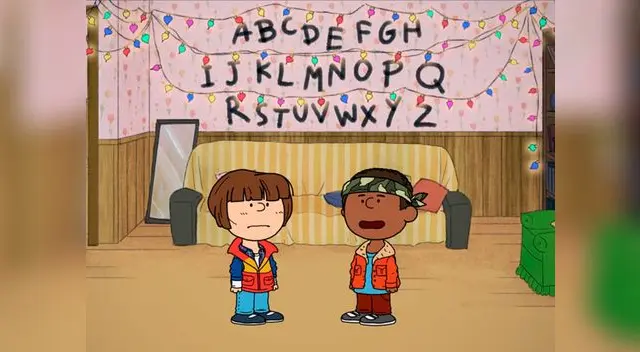"Me rindo. Supongo que jamás seré feliz. ¡Acaso hay alguien en este mundo que me quite esta ansiedad!", exclama el pequeño Will Byers en el mundo de Peanuts