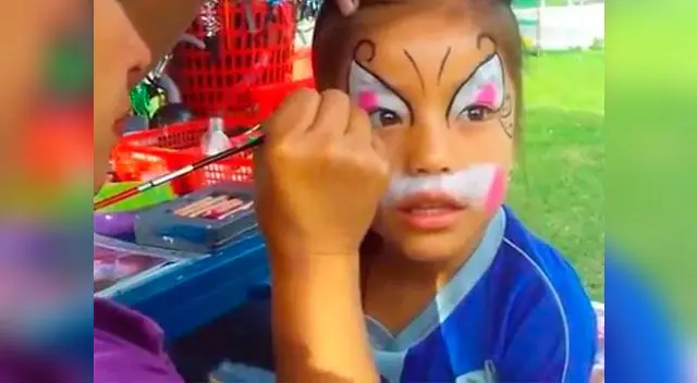 Cuidado con sustancias tóxicas al maquillar a tus hijos. 