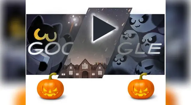 Google celebra la llegada de Halloween con interactivo doodle