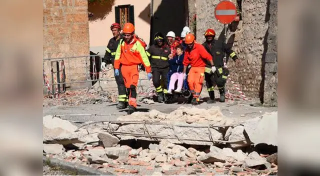 No reportan peruanos heridos en el terremoto en Italia