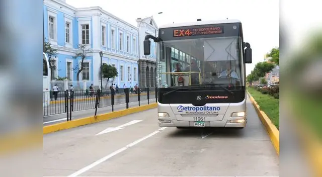 Buses del Expreso 4 del Metropolitano funcionarán el 1 de noviembre