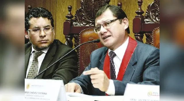 El director de la PNP, Vicente romero, el jefe de la Dirincri Miguel Núñez y el fiscal Sal y Rosas cuestionaron el fallo