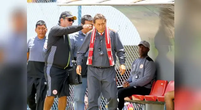 Chale se exasperó en la goleada que recibió la “U” en Huancayo